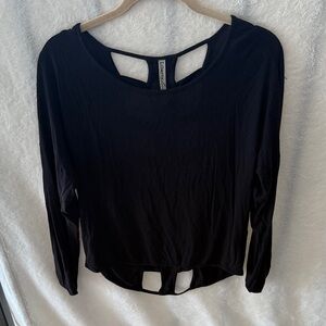 Black Long Sleeve Top